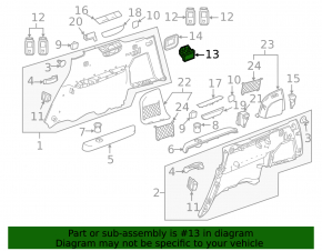 Розетка центральной консоли Mercedes GLS-class X166 13-19 115V, 150W