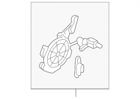 Acționare motor încălzire aer condiționat Mazda 3 14-18 BM pentru control automat al temperaturii