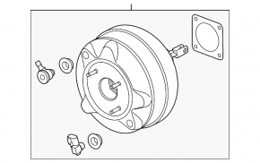 Вакуумный усилитель Ford Mustang mk6 15-17 5.0