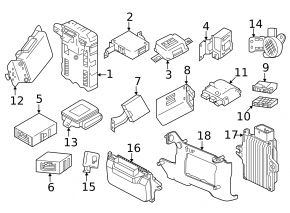 GATEWAY CONTROL MODULE UNIT Nissan Murano z52 15-24