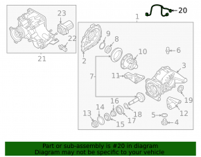 Проводка заднего редуктора Hyundai Tucson 22-26