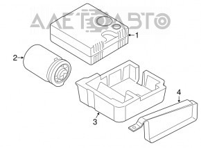 Компрессор подкачки колес Mini Cooper Countryman R60 10-16