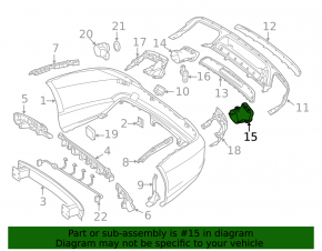 Ornament tobă stânga Mercedes Clasa S W222 14-17 AMG, cromat