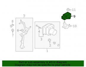Yaw Rate Sensor Subaru Forester 14-18 SJ