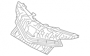 Решетка радиатора grill Toyota Prius V 15-17