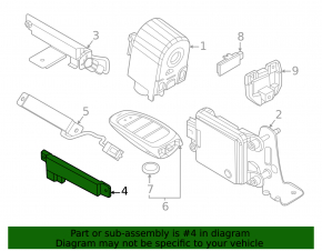 Антенна Keyless Kia K5 21-26