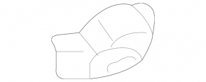 Лючок бензобака Mercedes X164 GL