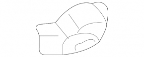 Лючок бензобака Mercedes X164 GL