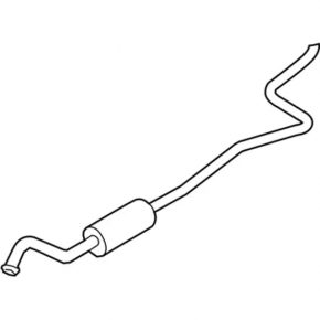 Traseul de evacuare intermediar pentru Ford Ecosport 18-21 1.0T