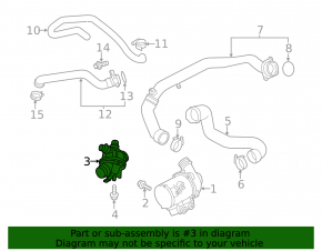 Корпус термостата BMW X5 F15 14-18 N55