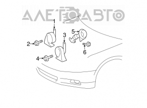 Sirena de alarmă pentru Lexus ES350 07-12