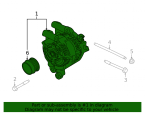 Генератор Ford Escape MK3 13-19 1.5T 1.6Т