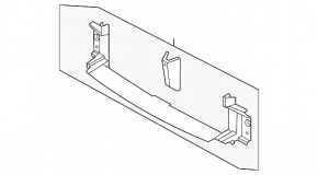 Deflector radiator inferior Mazda CX-30 20- 2.5