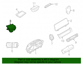 Проекция на лобовое BMW 3 F30 12-18