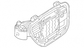Корпус зарядного порта BMW 3 F30 17-18 PHEV