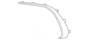 Bandă bară față, dreapta sus, Mercedes X167 GLS 450 580 24-26