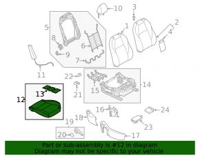 Пассажирское сидение Mazda CX-30 20-22 без airbag, механическое, ткань черная