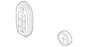 Ключ Nissan Murano z52 19-23 4 кнопки