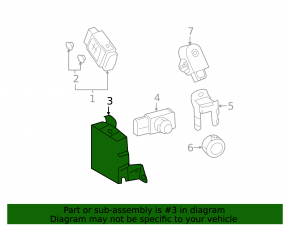 Asistent de parcare pentru șofer Lexus ES300h ES350 07-12