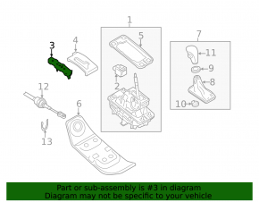 Indicator schimbare viteze Audi Q5 8R 09-17