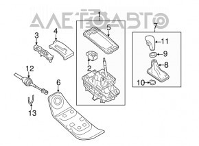 Indicator schimbare viteze Audi Q5 8R 09-17