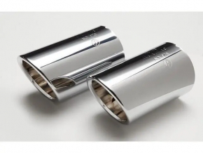 Ornamente țeavă de eșapament Audi A3 8V 15-20 set 2 buc, cromate