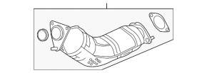 Катализатор левый Infiniti G35 4d 06-07