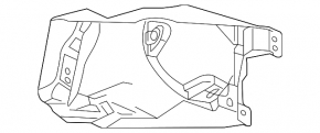 Кронштейн птф левый Mazda 6 11-13