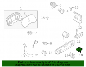 USB Hub Nissan Rogue 21-23