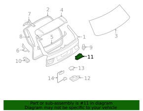 Кнопка открытия двери багажника BMW X5 E70 07-13