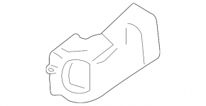 Воздухоприемник BMW 5 F10 11-16