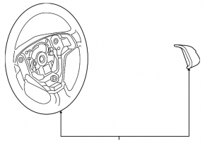 Руль голый Mazda3 03-09