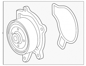 Помпа водяная Lexus NX200t NX300 15-21