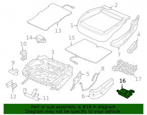 Модуль srs airbag компьютер подушек безопасности VW Beetle 12-19