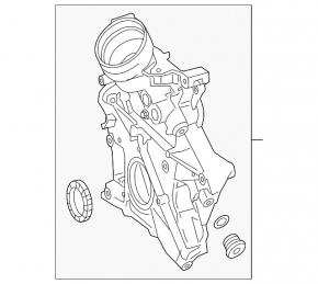 Корпус масляного фильтра ДВС Mercedes W167 GLE 350 20-23 2.0T