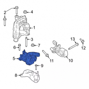 Подушка двигателя левая Ford Ecosport 18-22 2.0
