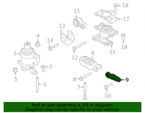 Кронштейн акпп нижний Ford Edge 15-18 3.5