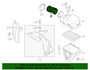 Воздухоприемник Mazda CX-5 17-25 2.5