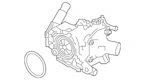 Corpul termostatului Infiniti QX50 19-