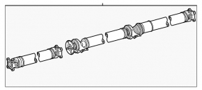 Arbore de transmisie arbore de transmisie Lexus RX350 23-26