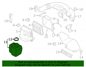 Rezonator de aer Subaru Forester 25-26 2.5