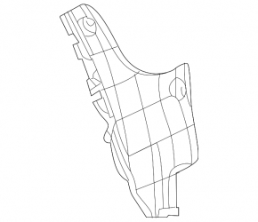 Suport bara spate dreapta jos Lexus NX300 NX300h 18-21 nou original