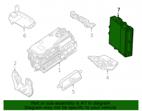 HYBRID VEHICLE COMPUTER CONTROL MODULE Toyota Sienna 21-26