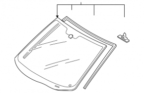 Лобовое стекло Mazda CX-7 06-12 Lamipane GGN