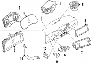 Пищалка торпеды центральная Nissan Rogue 21-26
