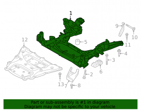 Подрамник передний BMW X7 G07 19-26