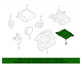 Occupant Sensor Audi A4 B9 17-19