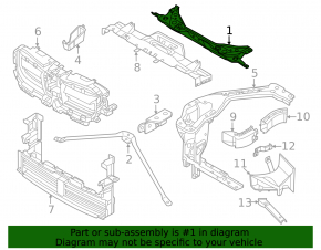 Планка телевизора верхняя BMW X1 U11 24-26