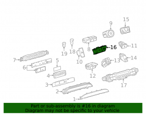 Кнопки переключения режимов Toyota Prius 50 16-22