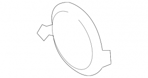 Dop cârlig de remorcare bara față Ford Edge 15-18 pre-repaus EUR